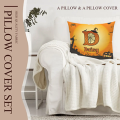Custom Initial & Name Pillow – Personalized Letter Cushion with Name – Gift for Kids, Girls & Boys