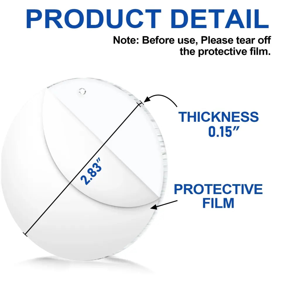 Adorno acrílico personalizado para perros y gatos con foto