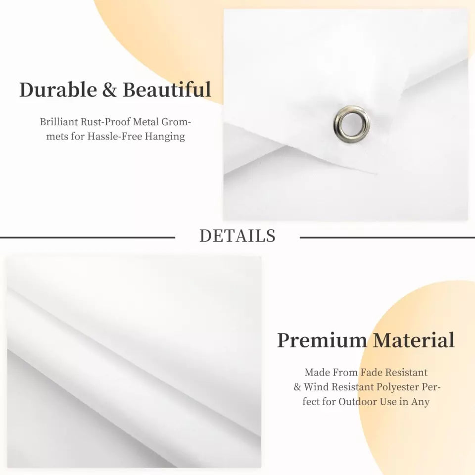 Banner de Cumpleaños con Foto - Letrero de Cumpleaños Dorado y Plateado