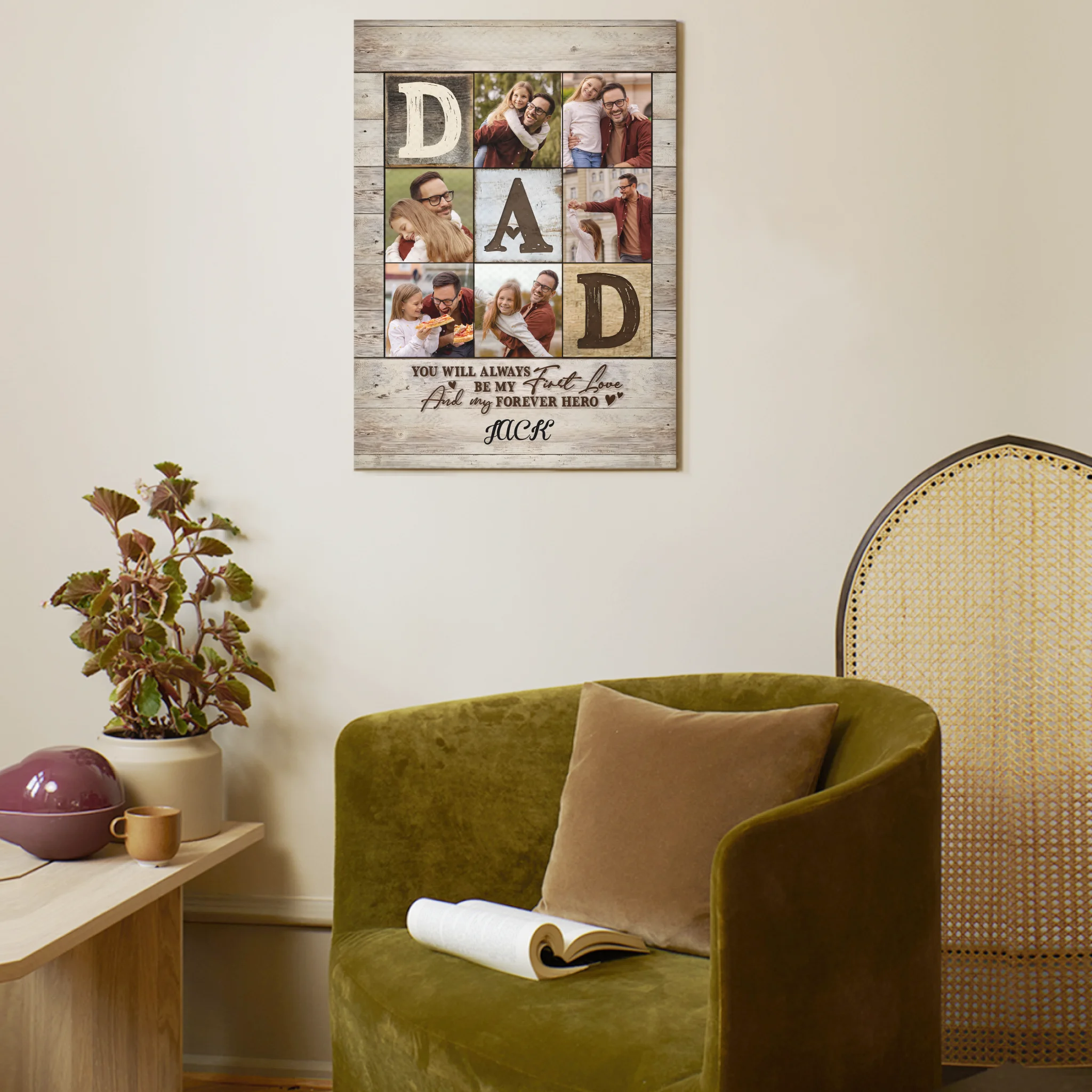 Dad Photo Collage Photo, Personalized Gifts For Dad, Best Father’s Day Gifts