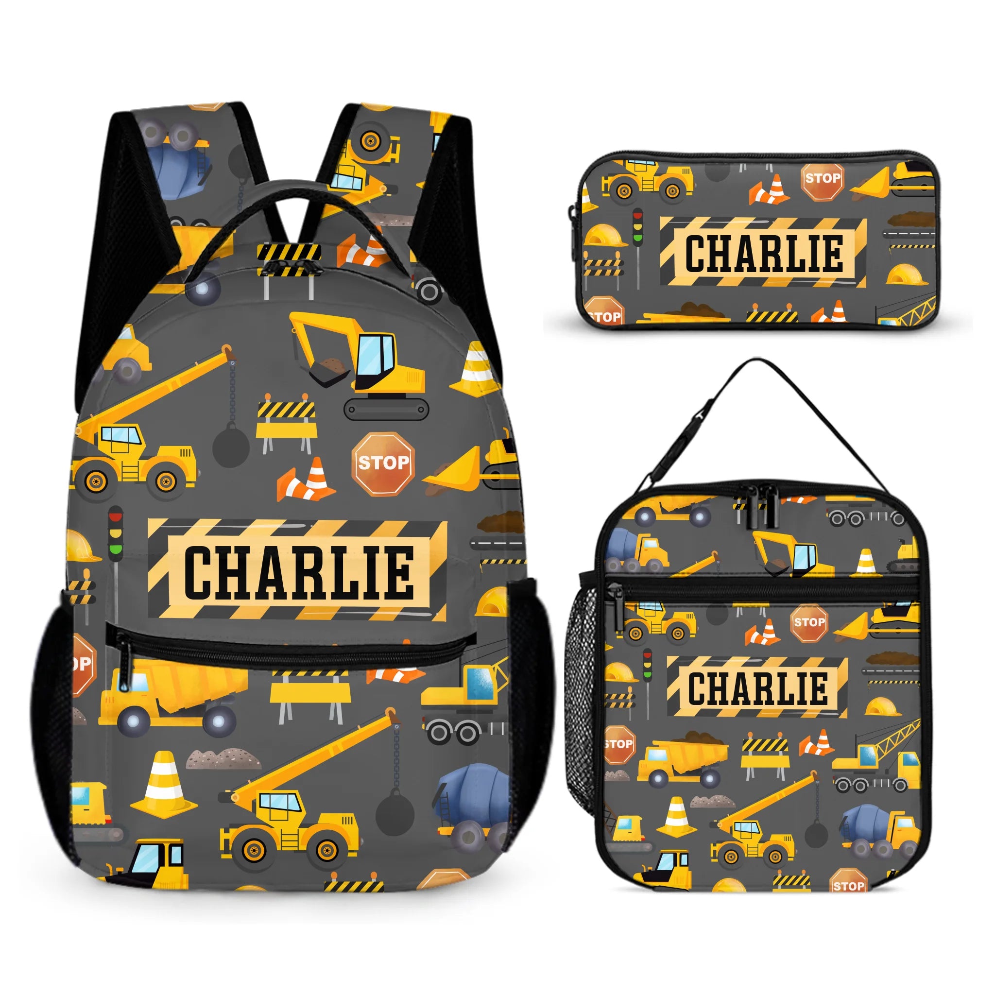 Customized Name-Engraved Backpack - Personalized Character - Gift for Children