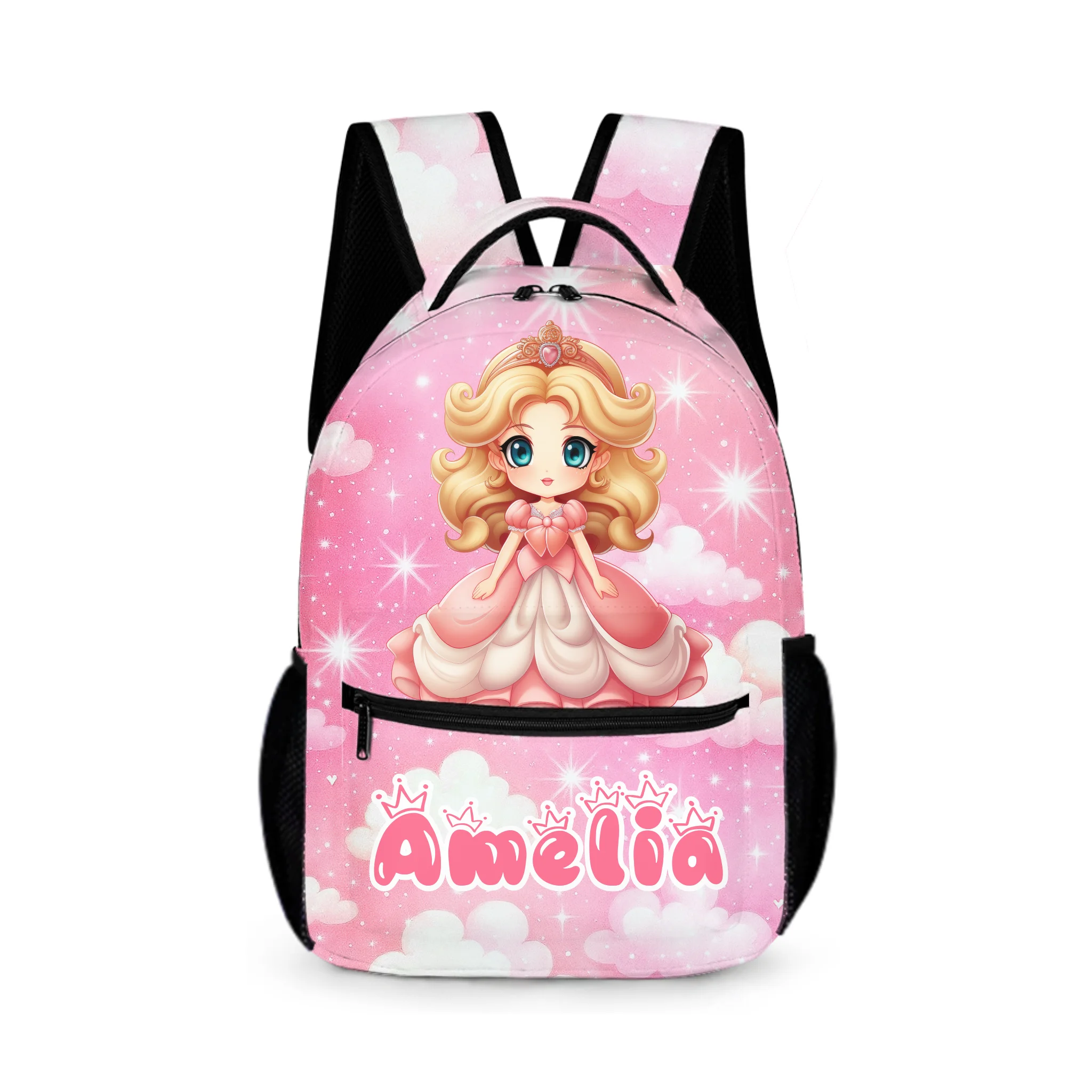 Adorable Fruit Princess Customized Backpack - Personalized Name - Gifts for Girls