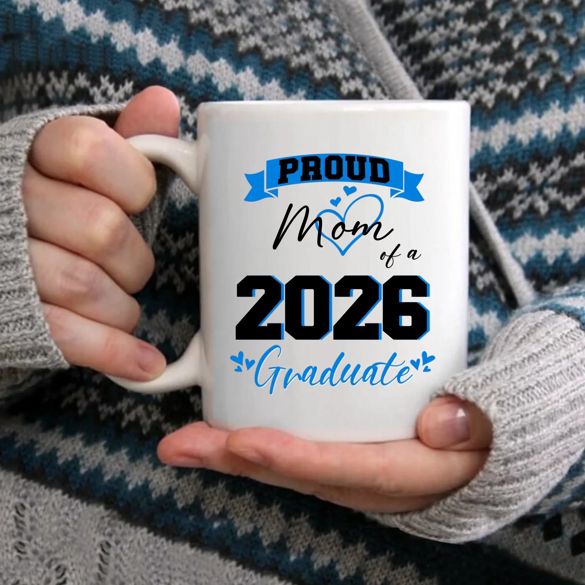 Customized Graduation Themed Mug - Personalized Name and Year Graduation Season Mug - A Gift For Family,Graduate Parents
