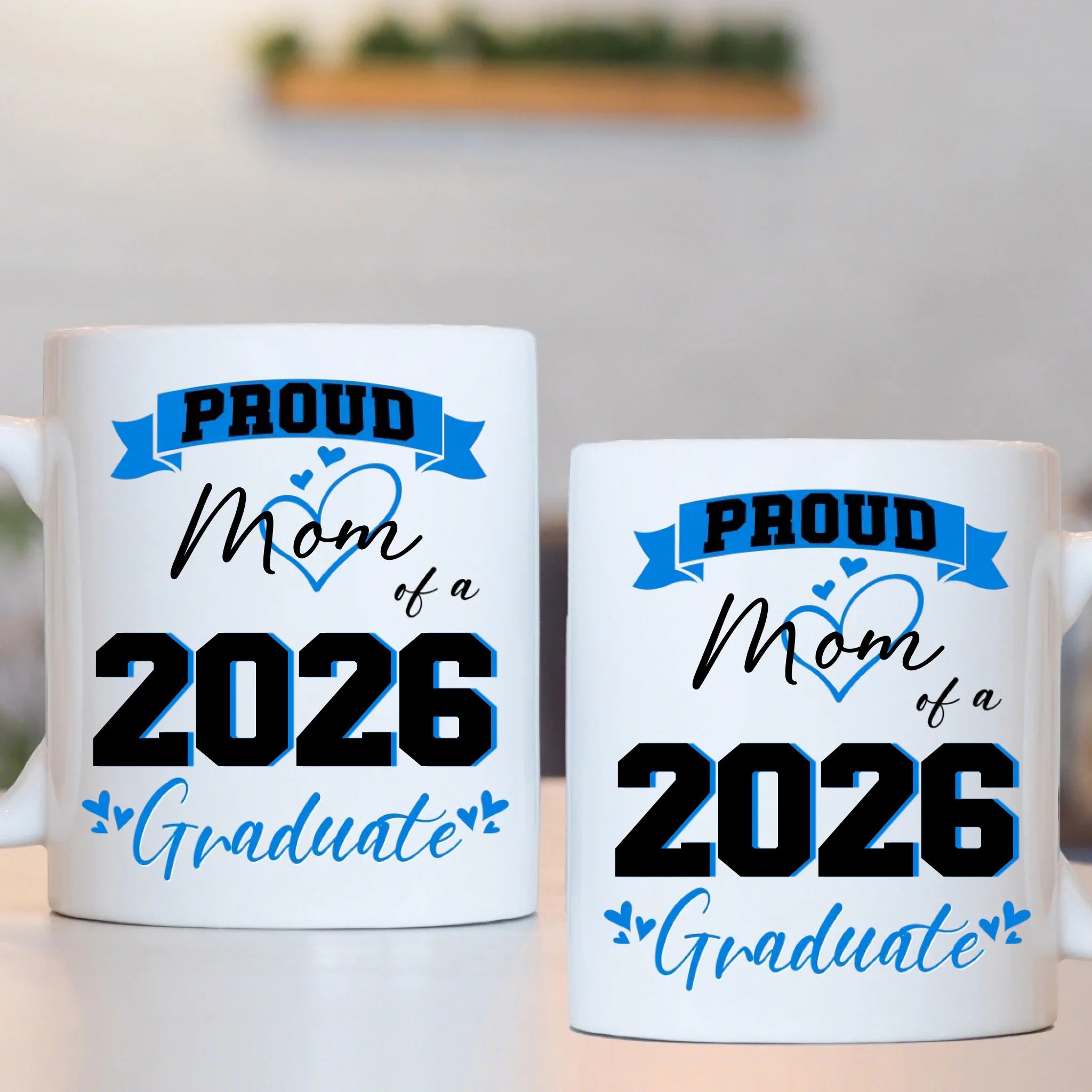 Customized Graduation Themed Mug - Personalized Name and Year Graduation Season Mug - A Gift For Family,Graduate Parents