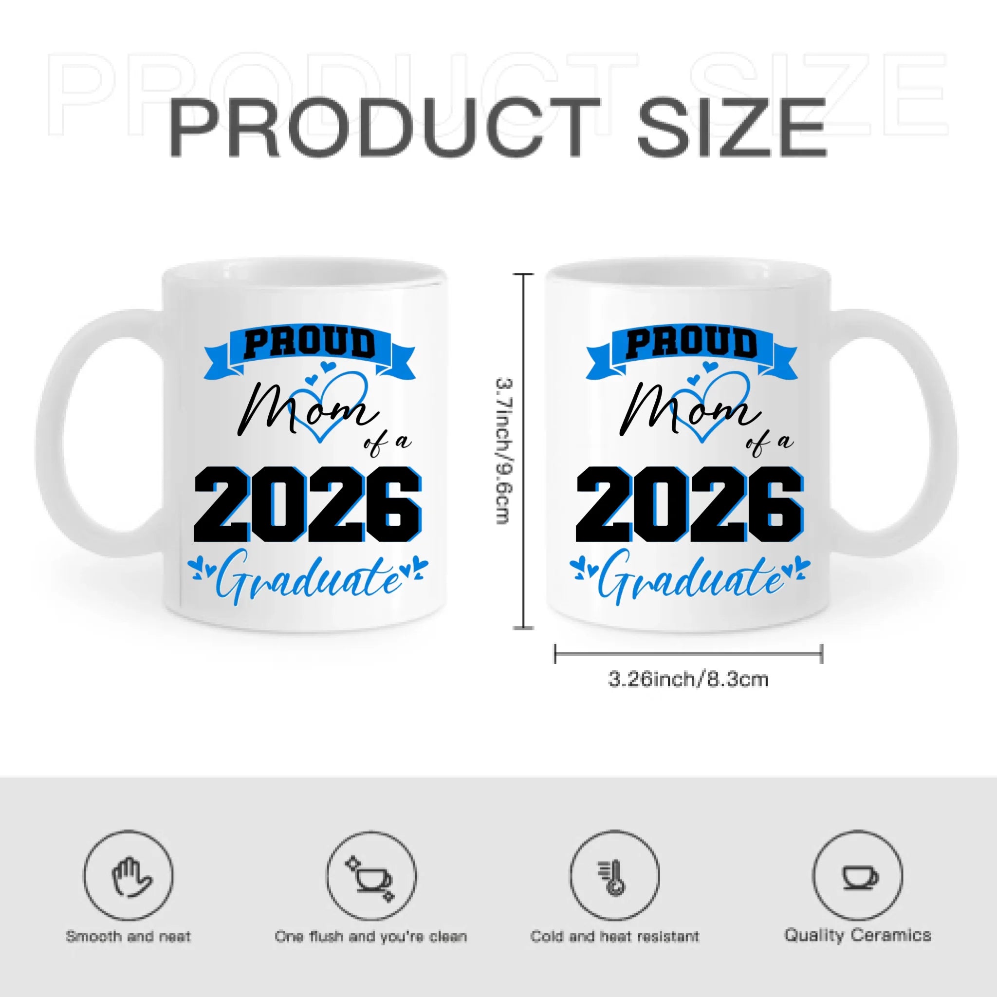 Customized Graduation Themed Mug - Personalized Name and Year Graduation Season Mug - A Gift For Family,Graduate Parents