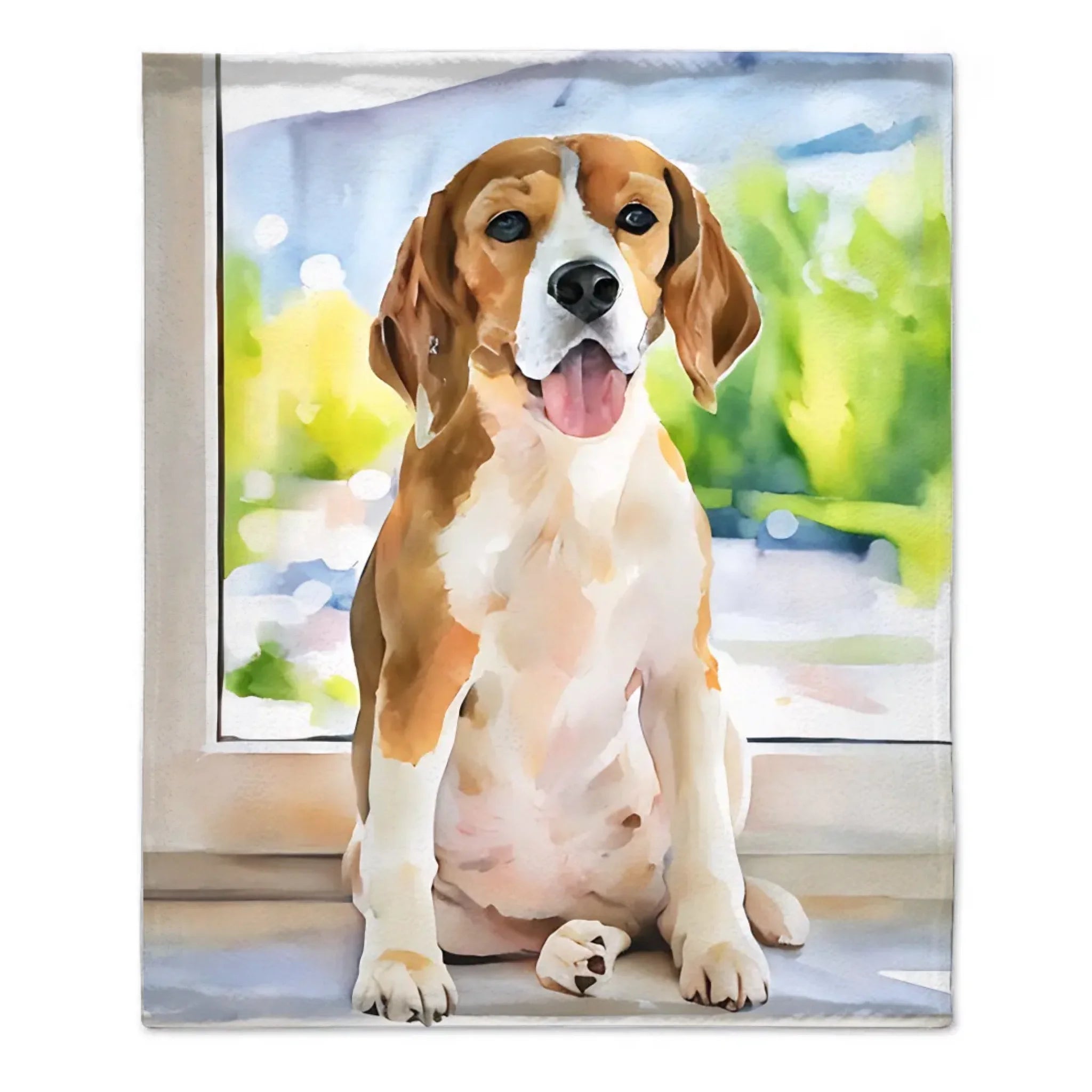 Perfektes Haustierportrait: Personalisierte Öldecke für Haustierliebhaber