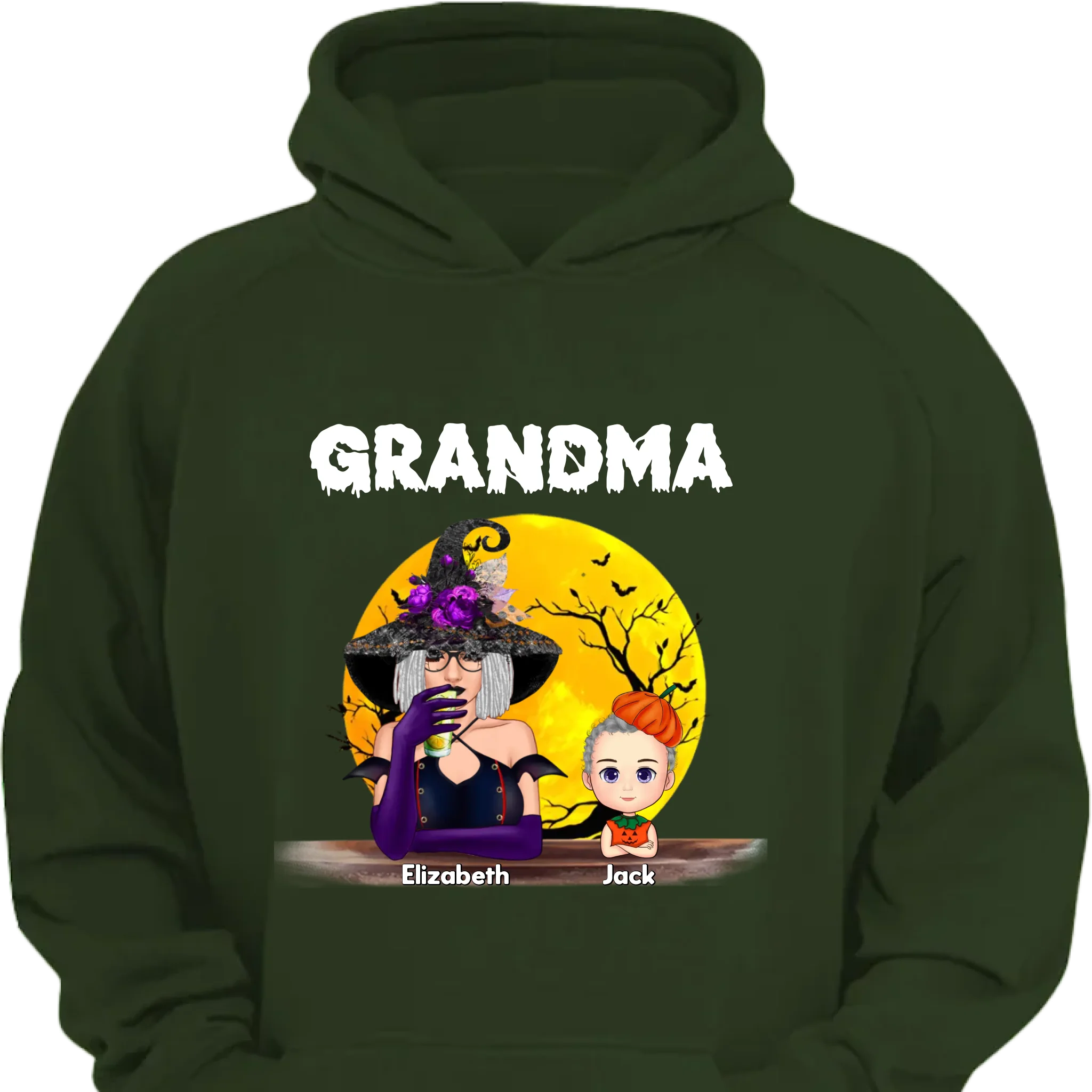 Hoodie Army Green3