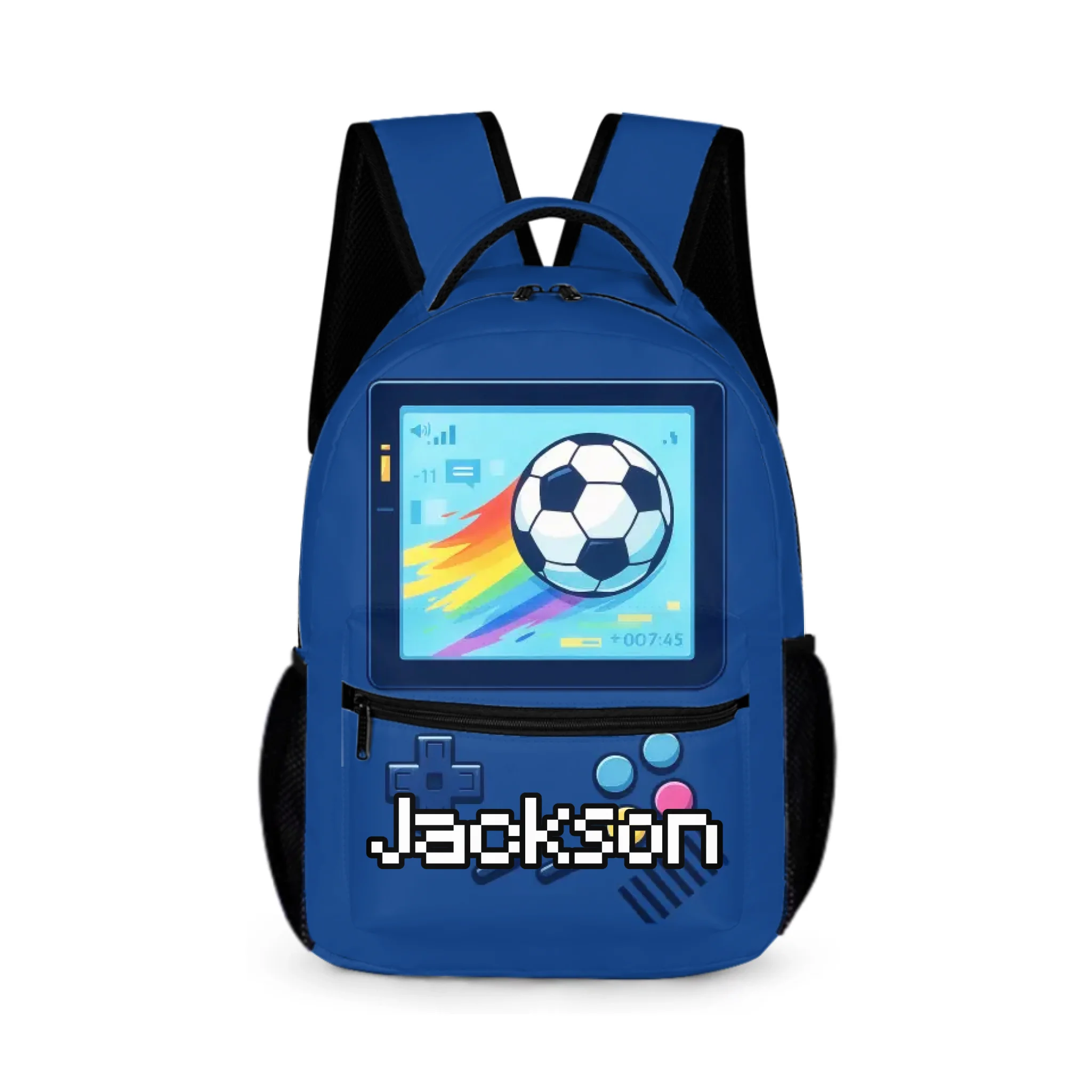 Retro Game Console Custom Backpack - Game Theme - Personalized Name