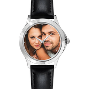 Custom Photo Watch – Personalized Picture Timepiece – Gift for Couples