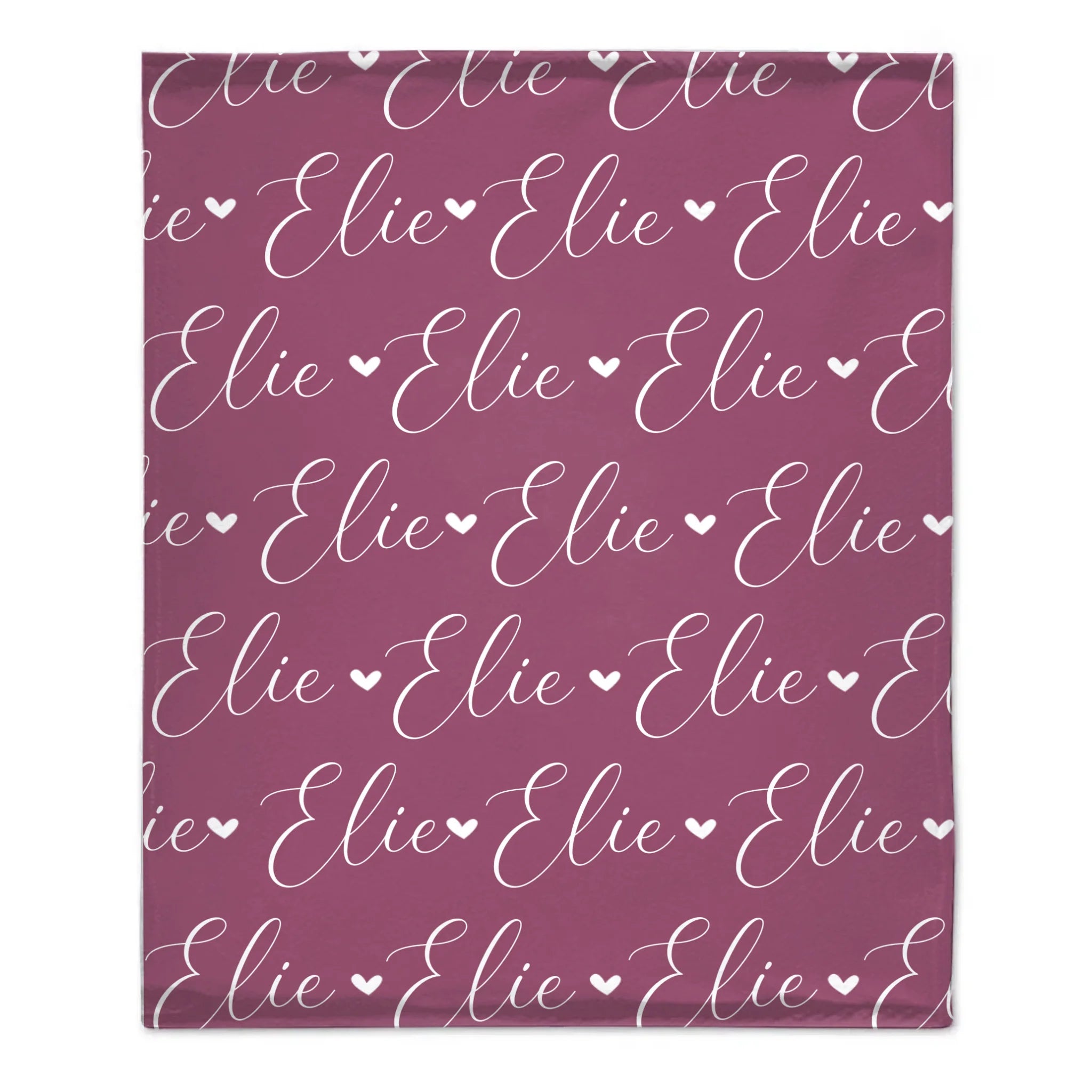 Heart Shaped Child Name Blanket Personalized Heart Shaped Blanket - Gift For Kids