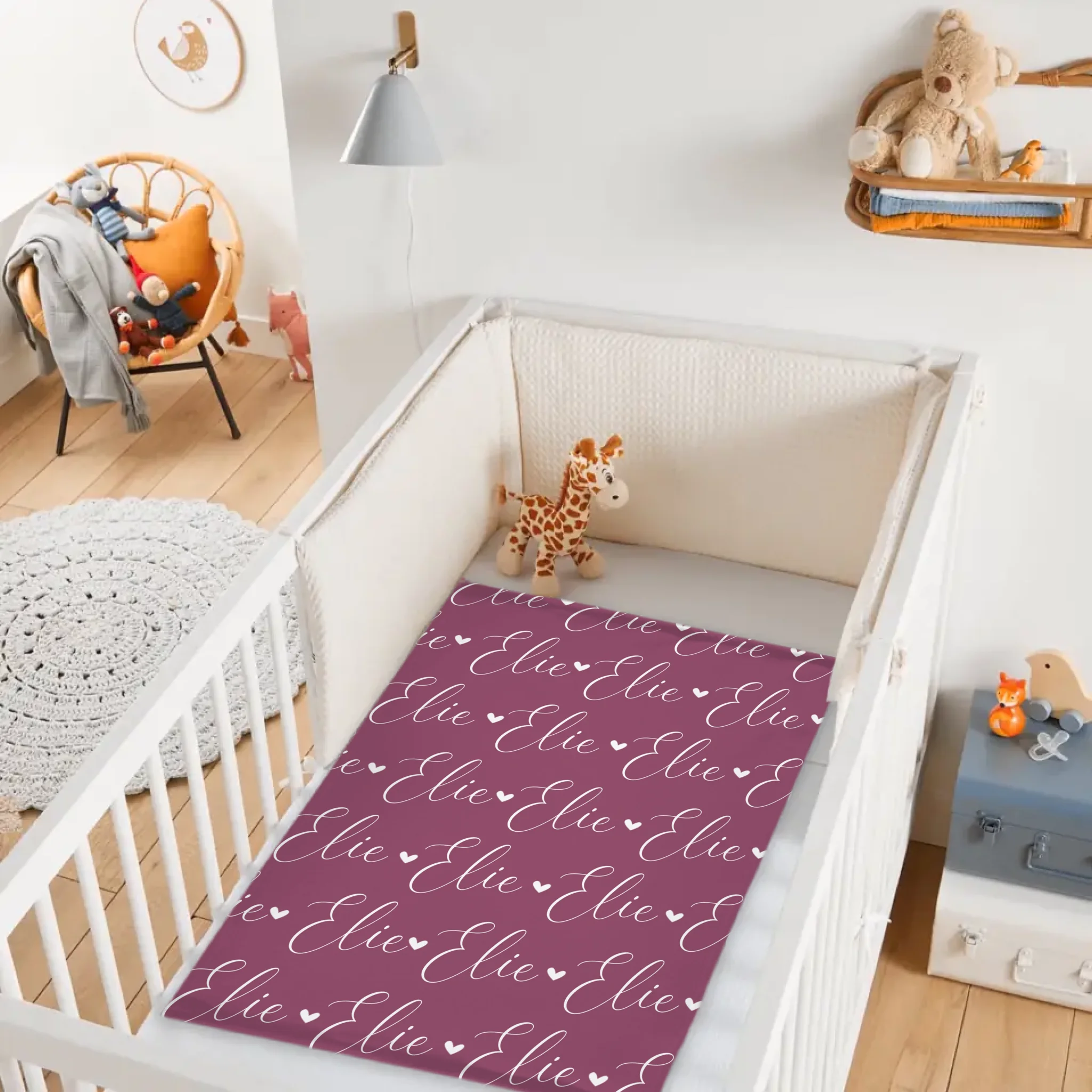 Heart Shaped Child Name Blanket Personalized Heart Shaped Blanket - Gift For Kids