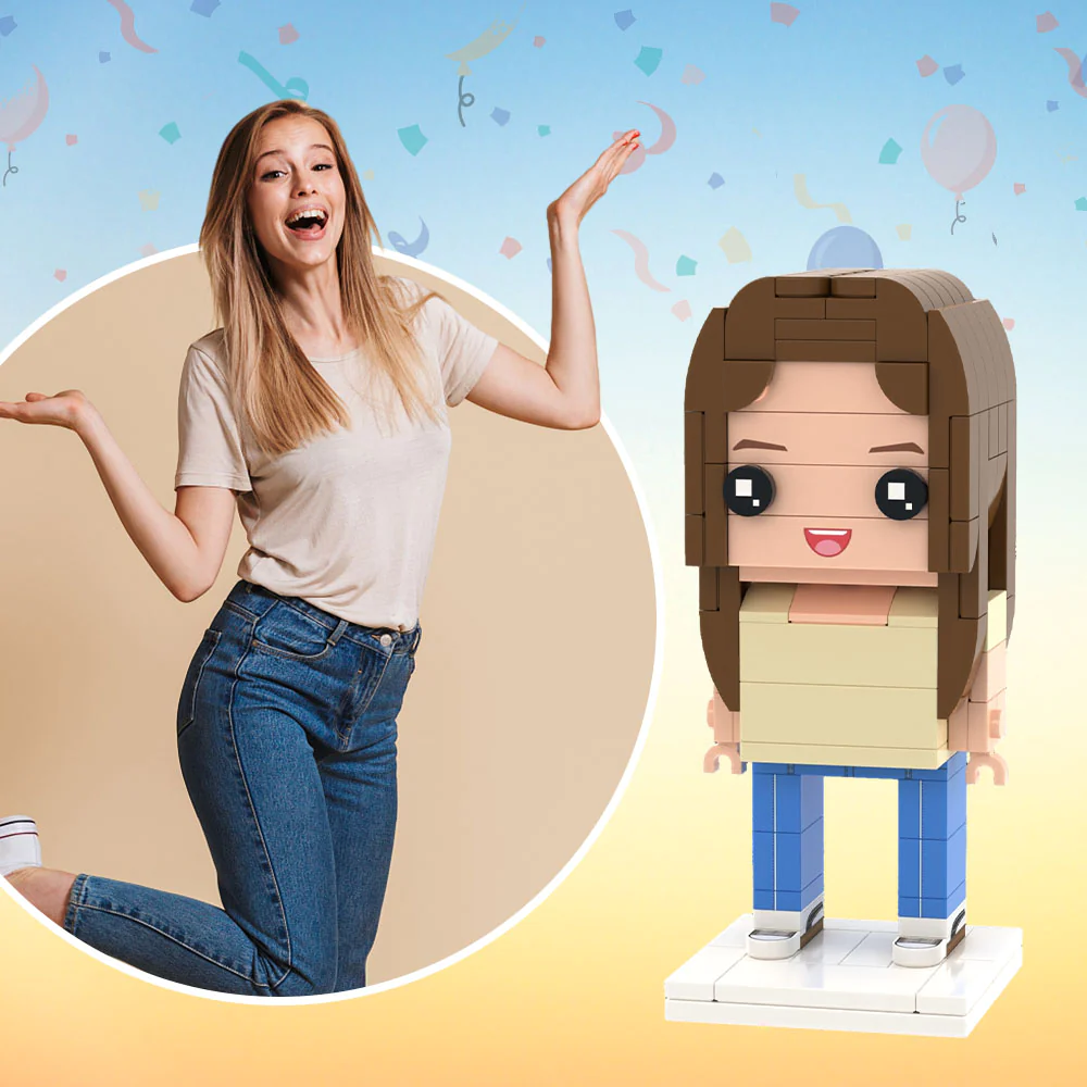 ¡Precio especial! Figuras de ladrillo personalizadas, vista previa en 3D, figuras de ladrillo con foto personalizada, haz tu propio juguete de bloques de partículas pequeñas